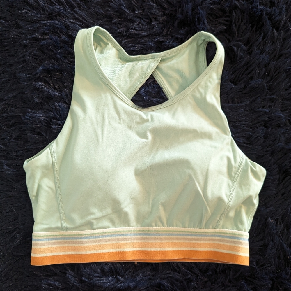 Popflex Vintage Rainbow Sports Bra